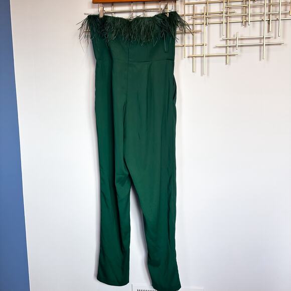 SAYLOR Lelaina Jumpsuit Evergreen Emerald Size Medium M - Sold Out! - Picture 7 of 14